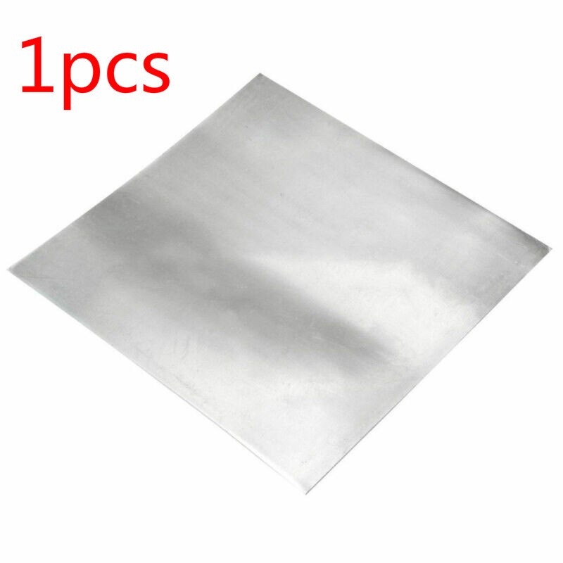 1Pcs Zinc Plate 99.9% Pure Zinc Zn Sheet Plate 100mmx100mmx0.5mm For Science Lab Accessories