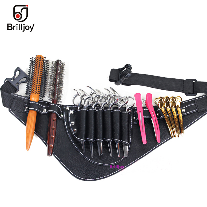 Scissors Bag PU Leather Hair Care Tools Salon Barber tooled Holster Toolkit Hairdressing Pockets Hairstylist Pouch Storage Bags