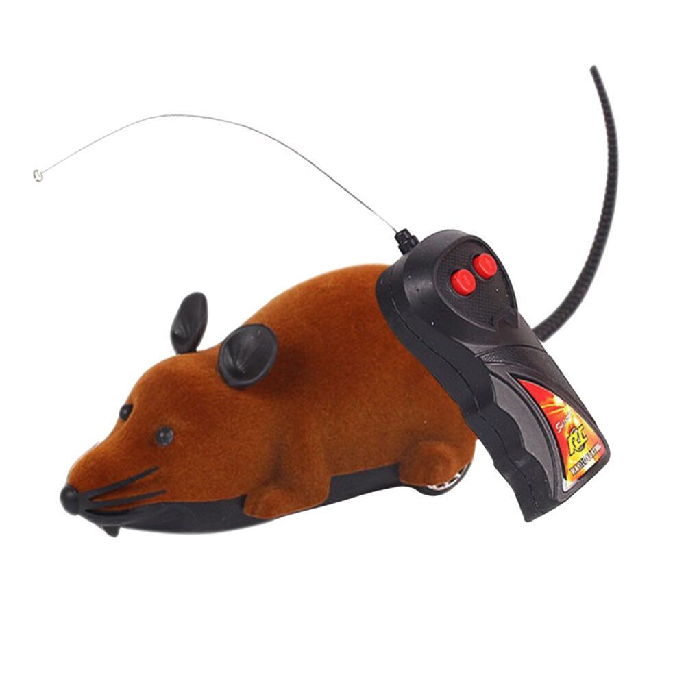 Ratón eléctrico inalámbrico con Control remoto para Gato, gatito jugando, productos para gatos y mascotas, juguetes, TB