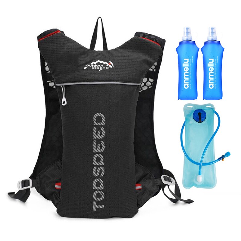 Sac à dos ultraléger pour hommes, gilet d&#39;hydratation, de Jogging, respirant, pour Marathon, vélo, bouteille d&#39;eau, 5l, 500ML