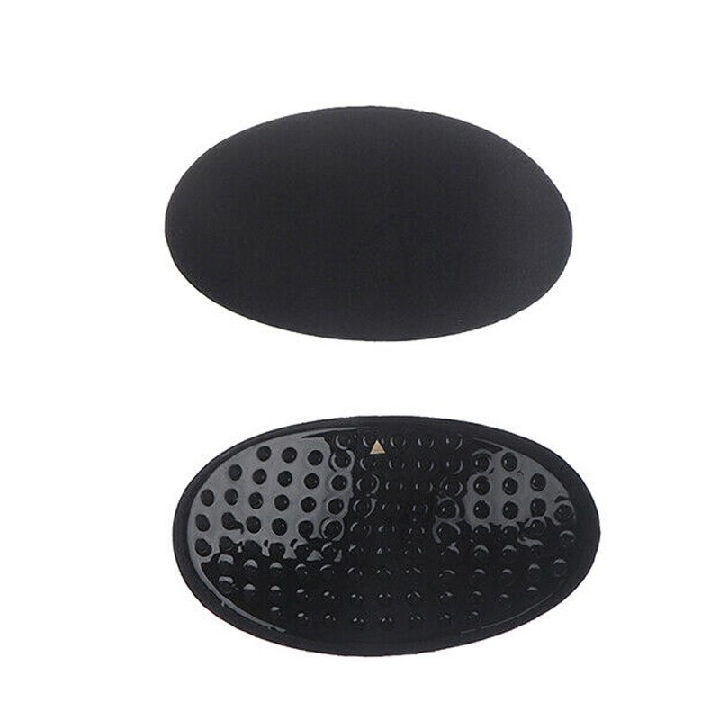 1 Paar Lijm Schoudervullingen Spons Gewatteerde Schouder Antislip Push Up Pads Zachte Schouder Enhancer Stickers Kleding Accessoires: 1pair sponge black