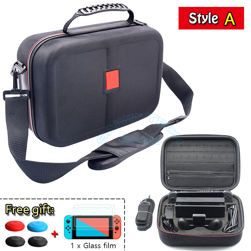 For Nintend Switch EVA Travel Bag NS Carrying Storage Case Cover Protector Hard Shell for Nintendo Switch Games Accessories: Style A