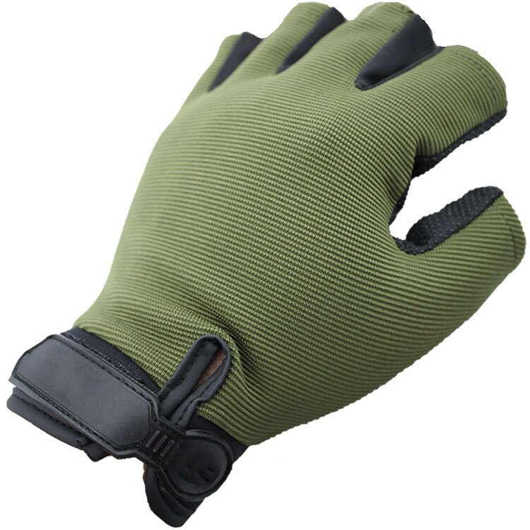 Sport Fitness Handschoenen Drie Kleuren Drie Maten Half Vinger Sport Handschoenen: Green / 18-20cm