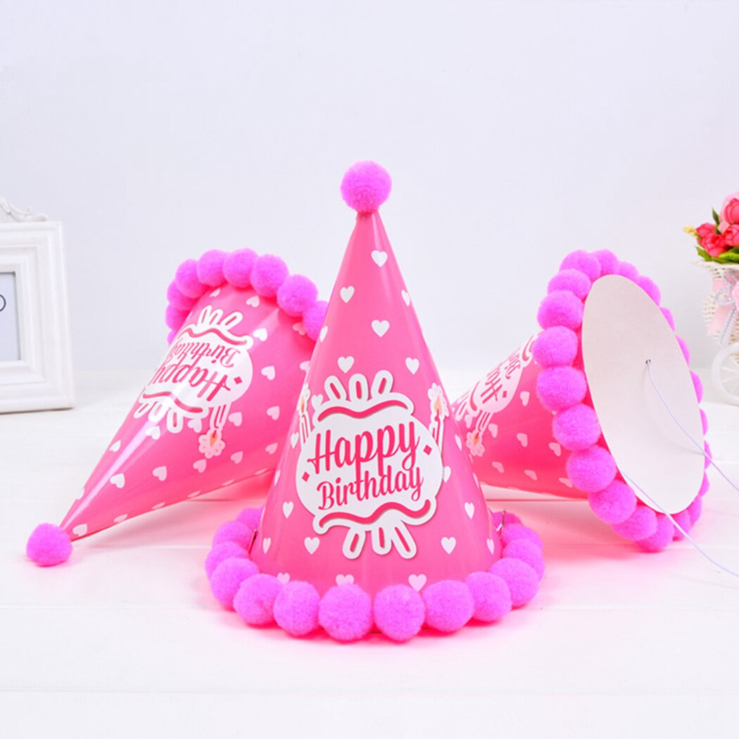 7Pcs/Set Pet Hats Dog Cat Party Birthday Hat Happy Birthday Letters Headwear Cap Hat Birthday Party Pets Accessories