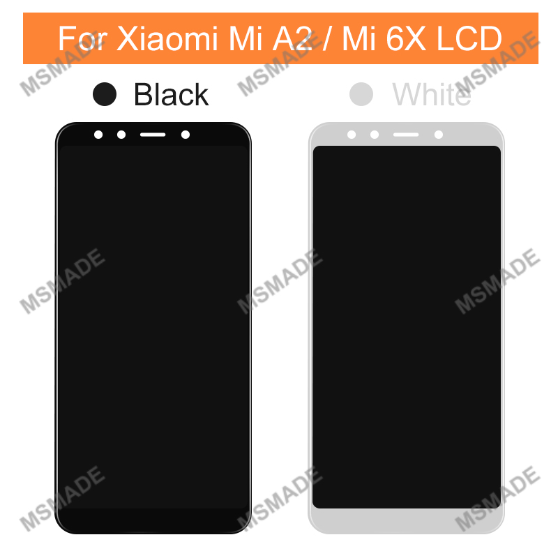5.99“ For XiaoMi Mi A2 DIsplay MIA2 LCD Display Screen Digiziter Replacement Parts For XiaoMi MI 6X LCD