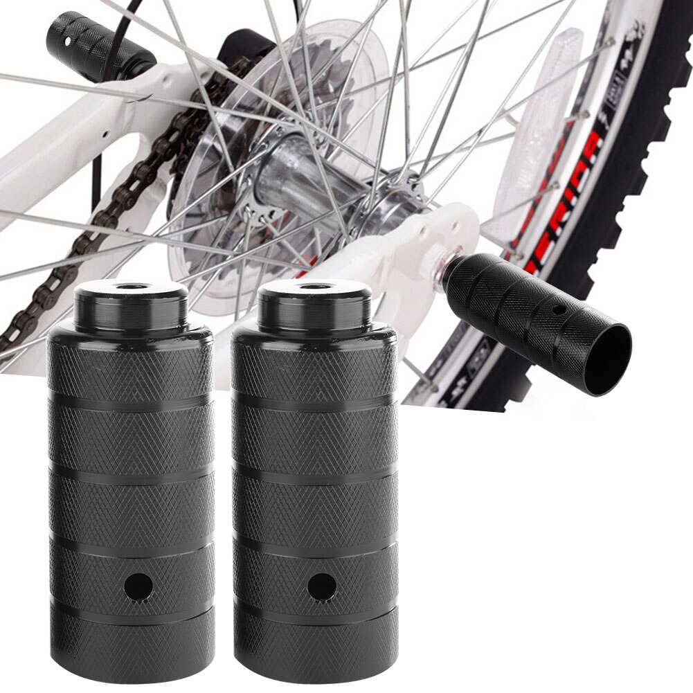 Paires De Chevilles BMX Universelles – Pédales Pliables Acier Chromé – Lot De 2