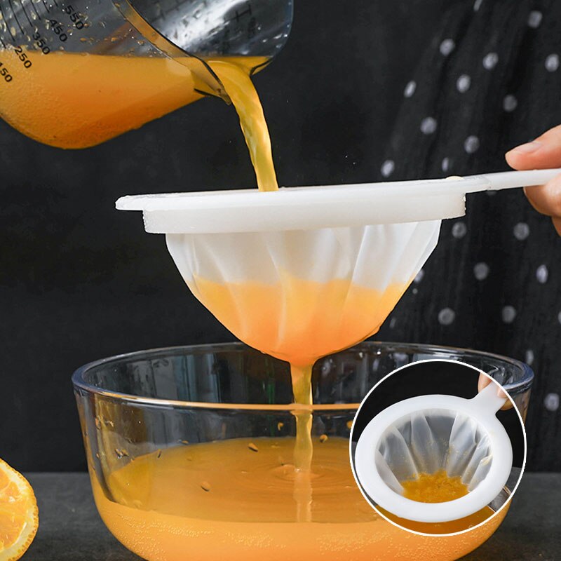 100/200/400 siatka nylonowa łyżka cedzakowa siatka kuchenna kuchnia bardzo z drobnymi oczkami sitko odpowiednie robić jogurtu sojowego kawa z mlekiem