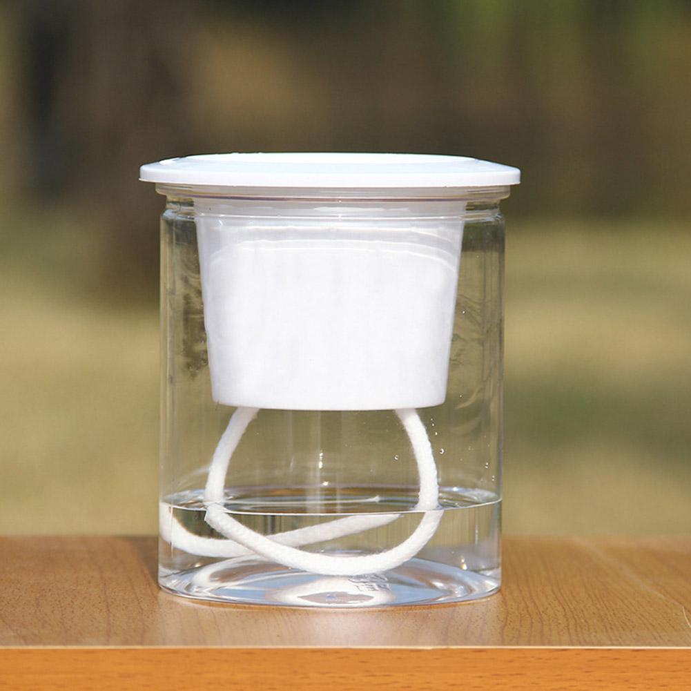 Clear Automatic Water Absorption Self Watering Hydroponic Flower Pot Planter