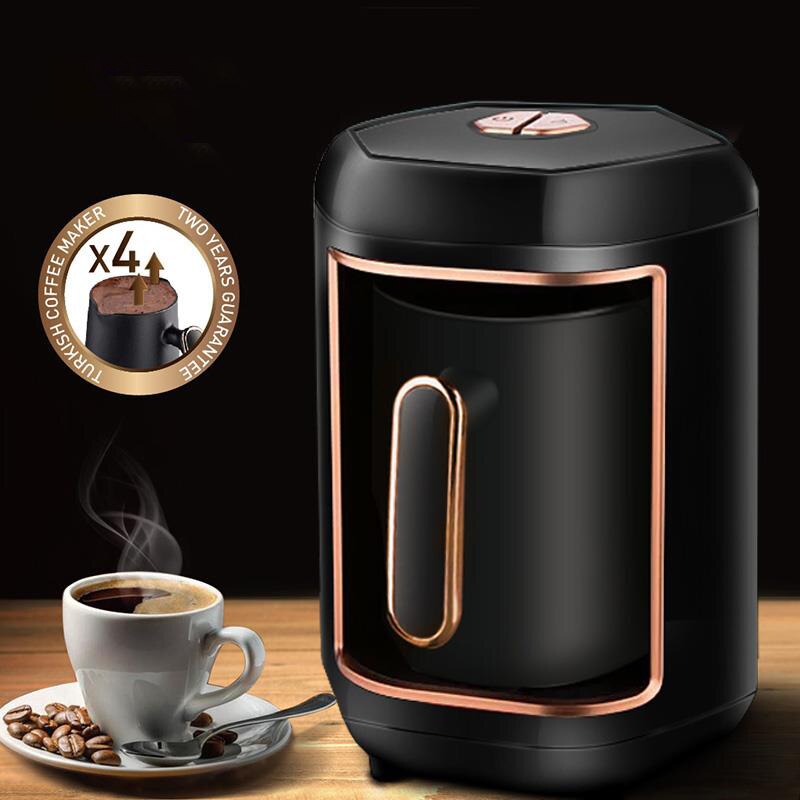 600W Turkish Coffee Maker Machine Portable Travel Electric Coffee Pot Moka Coffee Kettle Espresso Machine