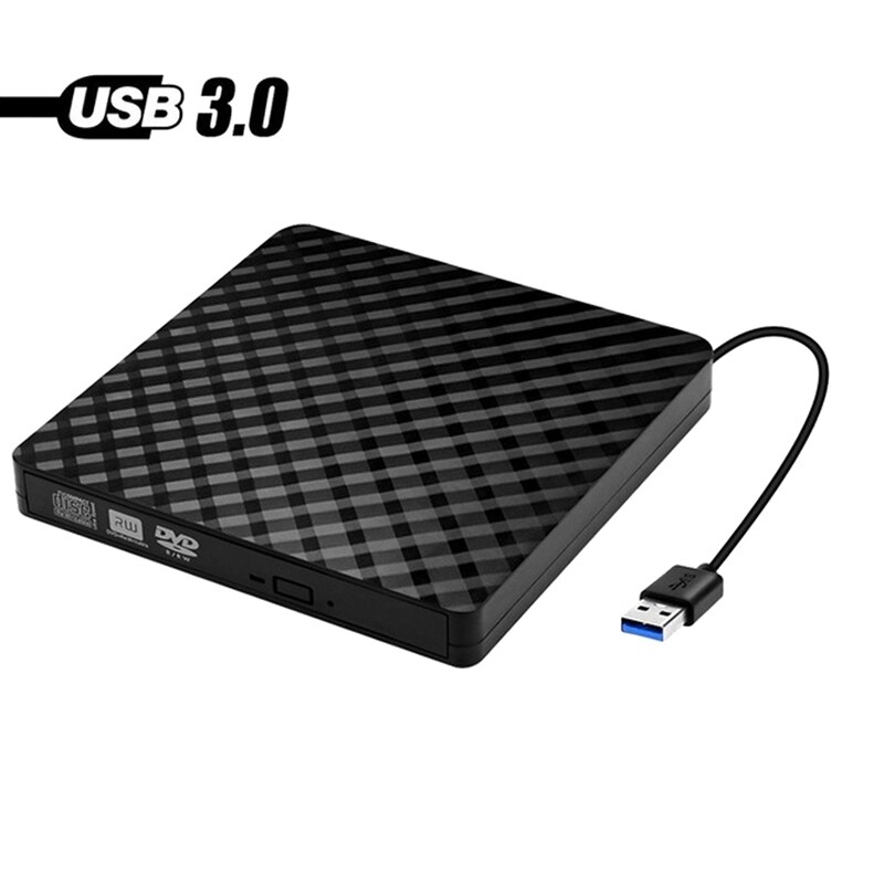 Externe Cd Dvd Drive, usb 3.0 En Type-C Draagbare Cd Dvd +/-Rw Drive Reader, dvd/Cd Rom Brander Rewriter, Dvd Drive