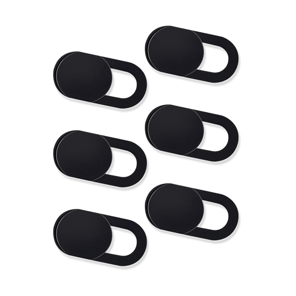 6 Pcs Webcam Cover Sluiter Slider Plastic Ultra Dunne Camera Cover Voor Mobiele Telefoon Laptops Mobiele Telefoon Len Privacy Sticker: WHITE
