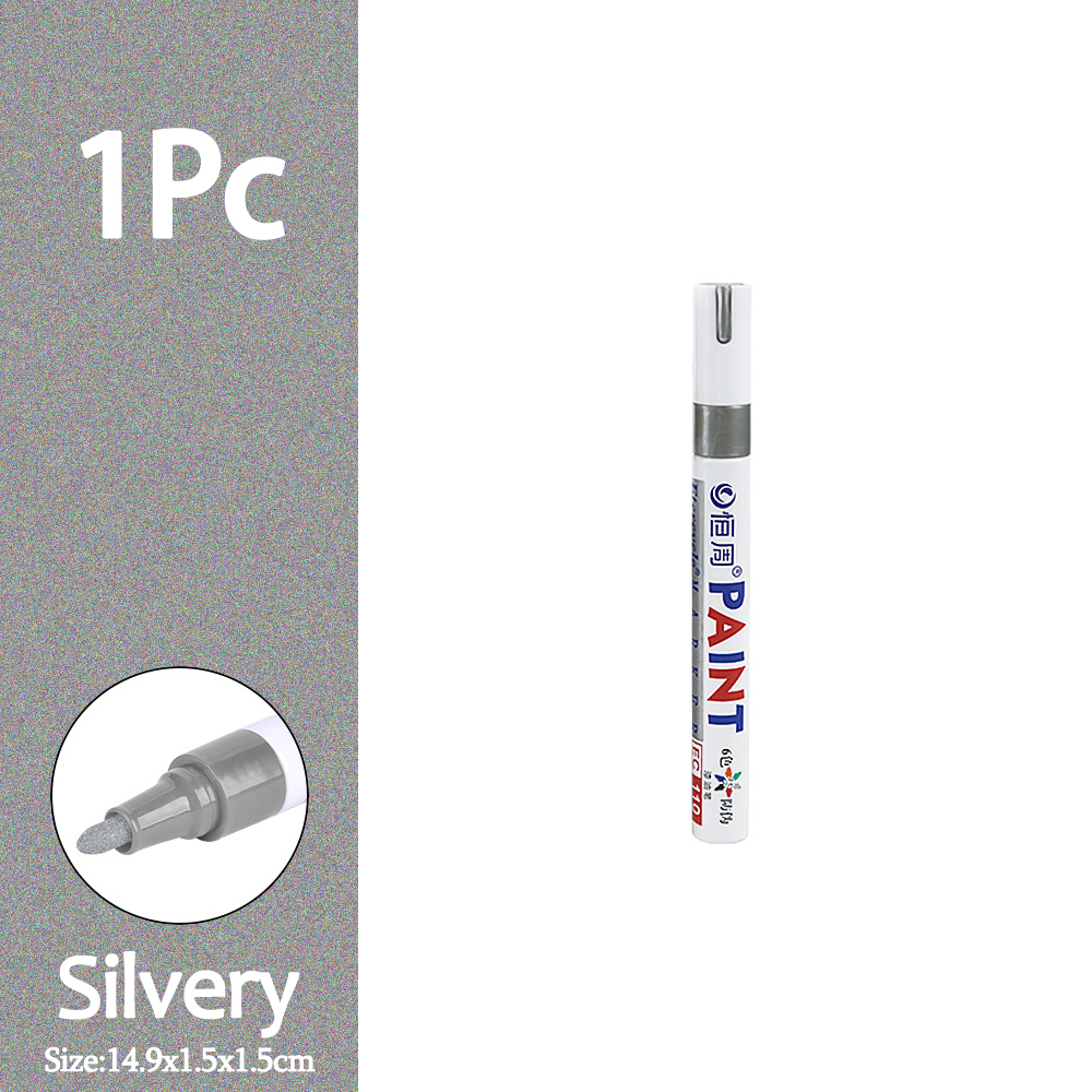 1/3/6/12 sztuk kolorowe znacznik robić farby permanentnej wodoodporne białe markery bieżnik opon gumowa farba robić tkanin metalowe pisaki robić malowania