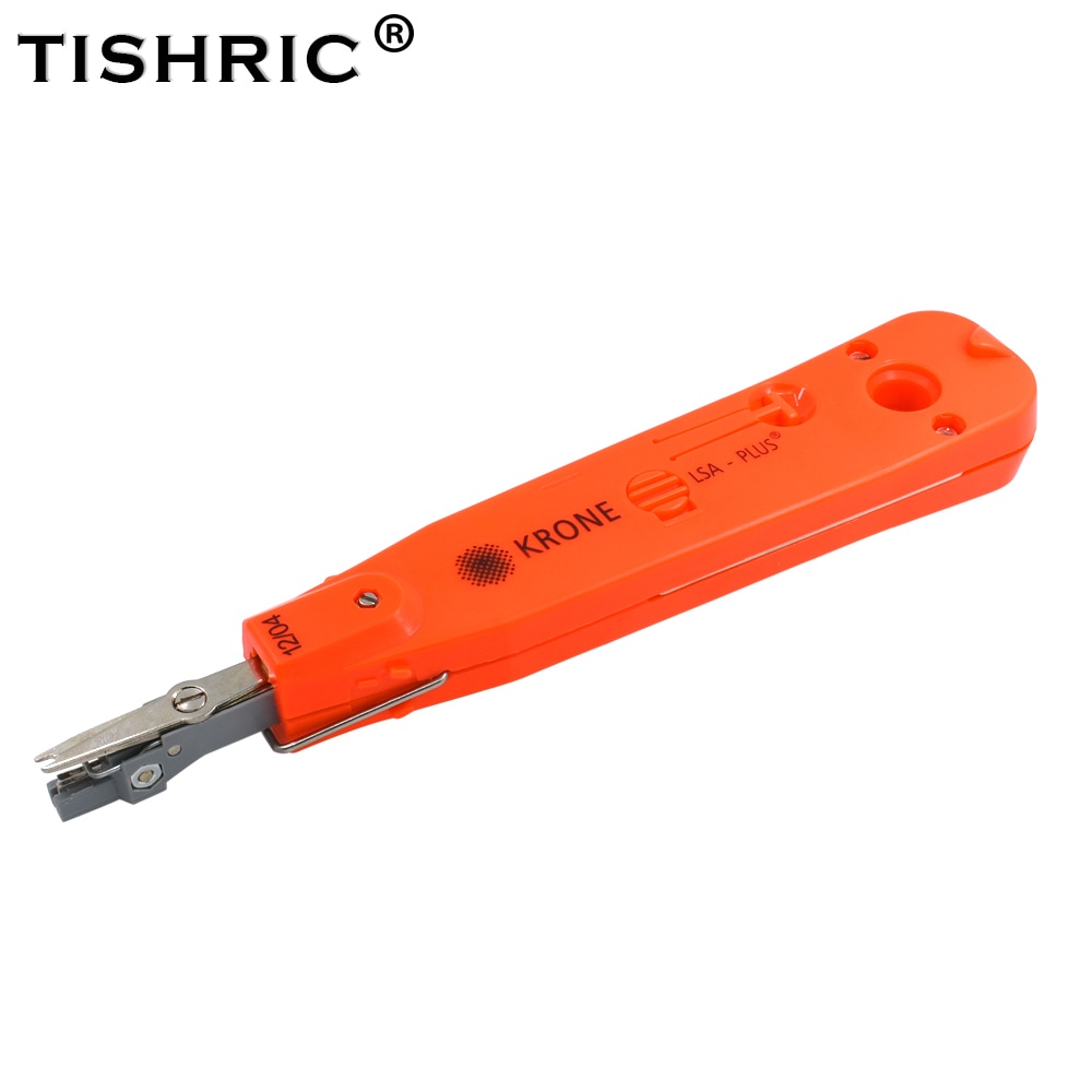 TISHRIC Krone Long Type RJ45 Tester Patch Panel Network Cable Tester Cable Tracker Wire Tracker Crimpadora Rj45 Crimper