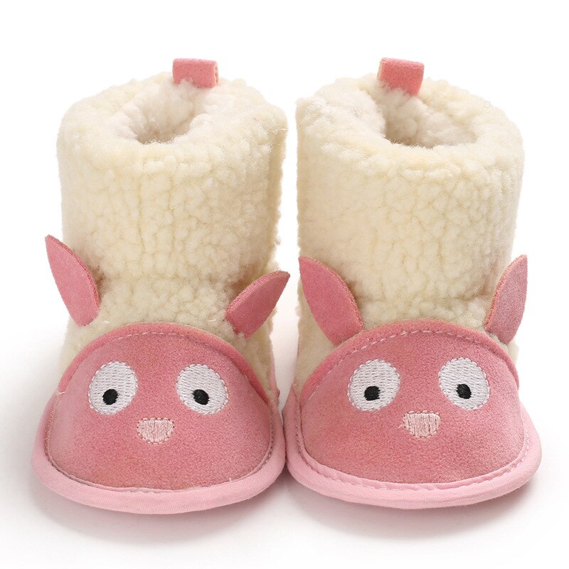 Bebê botas de inverno infantil da criança recém-nascido bonito dos desenhos animados sapatos meninas meninos primeiros caminhantes super manter quente snowfield booties boot