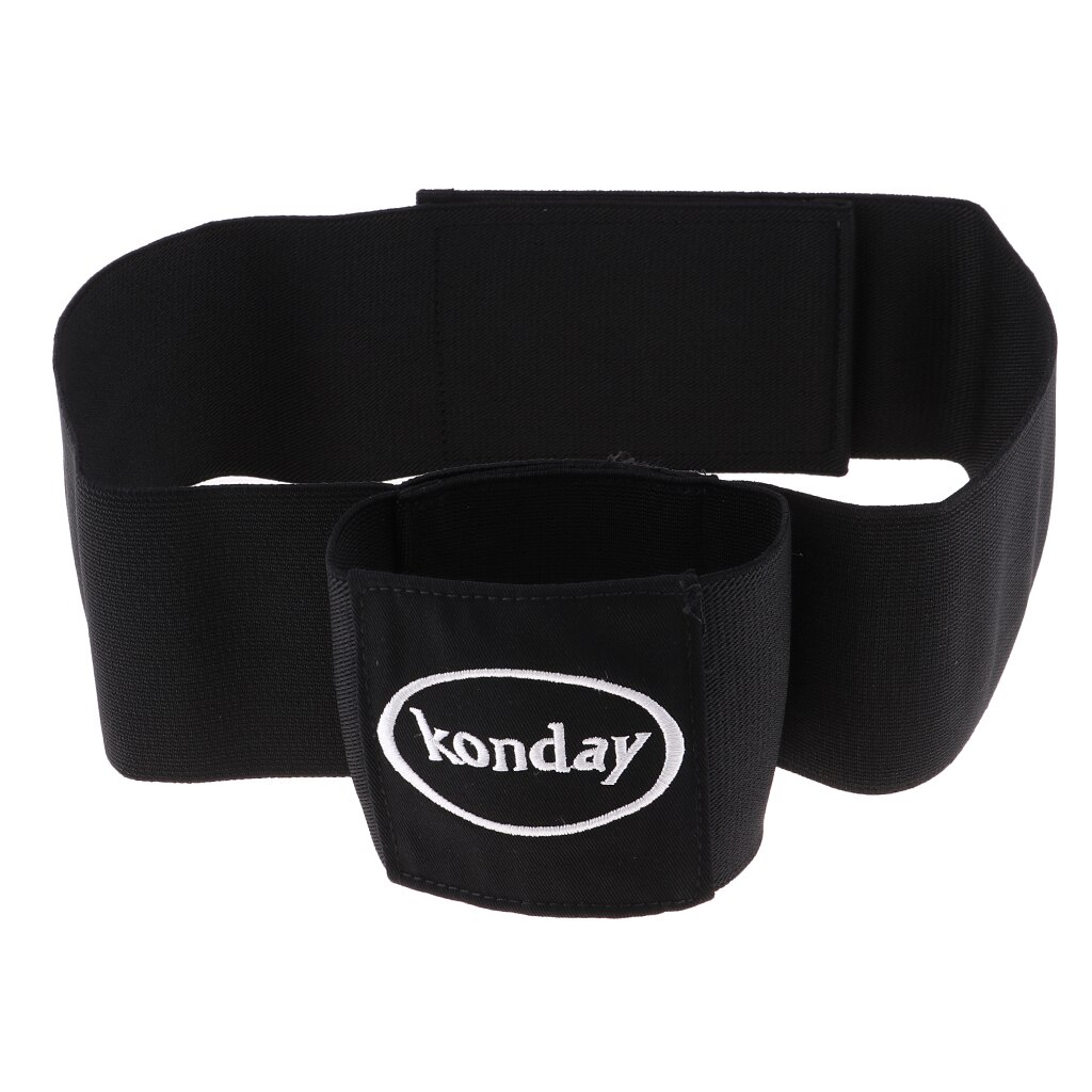 Elastic Golf Swing Training Arm Band Golf Hand Posture Corrector Black Polyester Training Belt for Golf Beginner Practicing