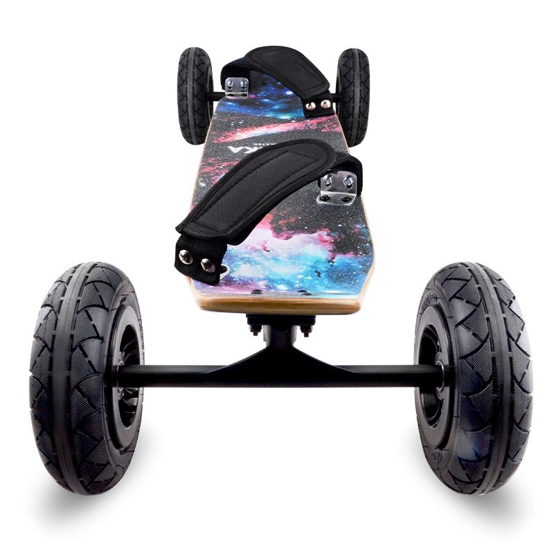 8 Inch Off Road Wheel Pneumatic Rubber All Terrain Mountain Wheels Kit for DIY Skateboard /Scooter/ROTATING