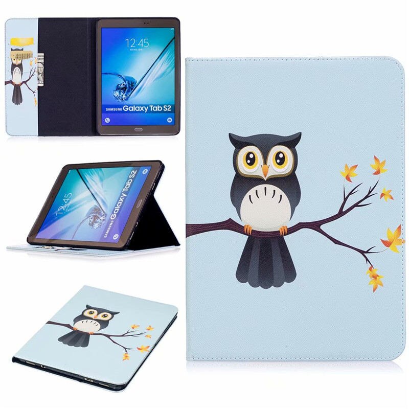Tablet Case for Samsung Galaxy Tab S2 9.7" - PU Leather Flip Stand Cover with Auto Sleep/Wake: 14