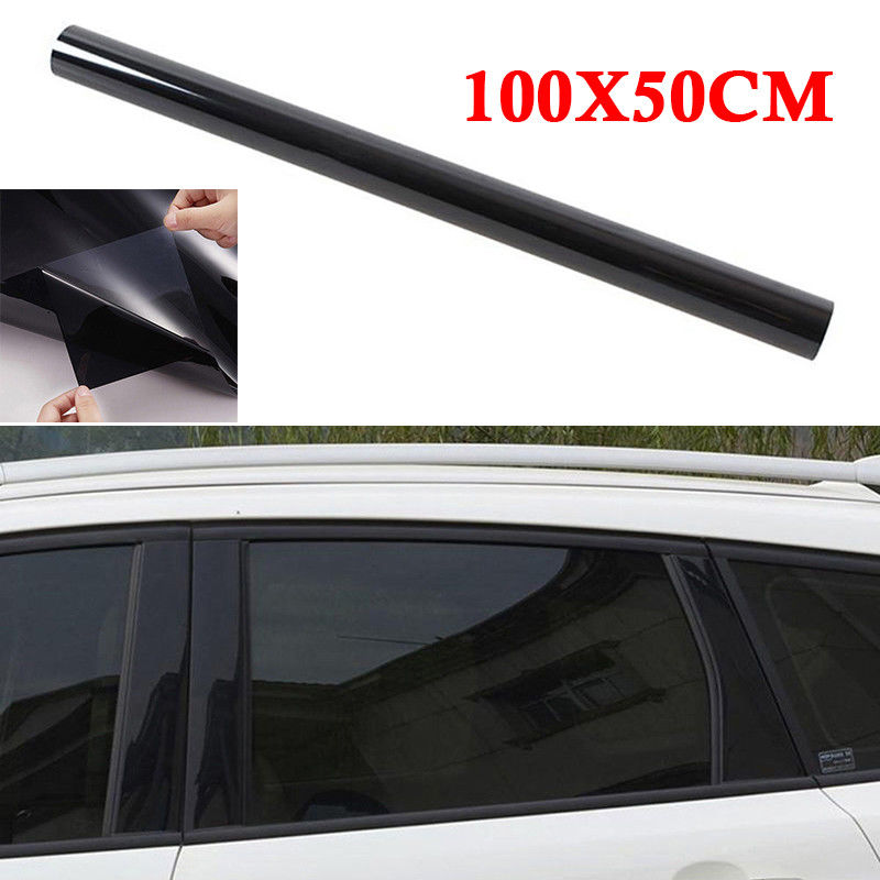 1pcs Window Tint Film Black 5% VLT 100x 50cm Roll For Car Auto Home Office Boat