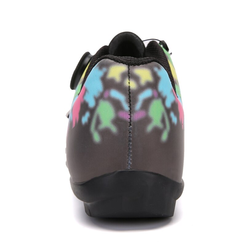 Men Graffiti Cycling Shoes Unisex Road Bike Triathlon Shoes Women Breathable Bicycle Riding Sneaker Plus Size 36-47