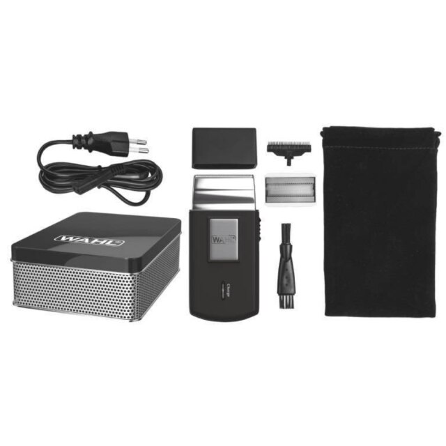 Wahl Electric Shaver Portable Mini Electric Razor Shaver Beard Trimmer Waterproof Wet Dry Precision Foil Shaving Machine for Men: Default Title