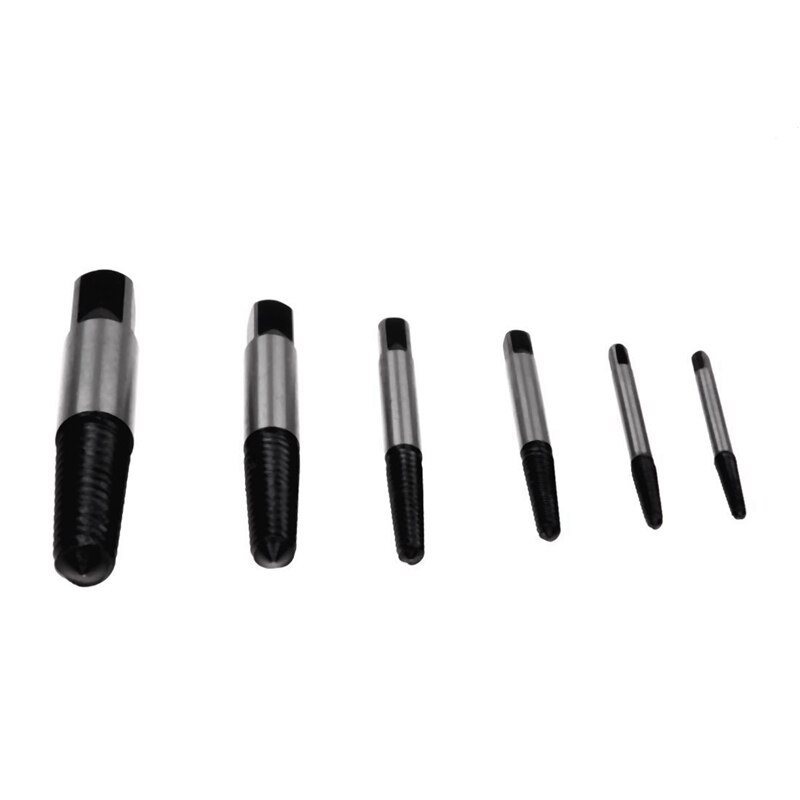 2 Set Hardware Tool Screw Bolt Nut Extractor Remover Tools - 1 Set Gold & 1 Set Black, Silver