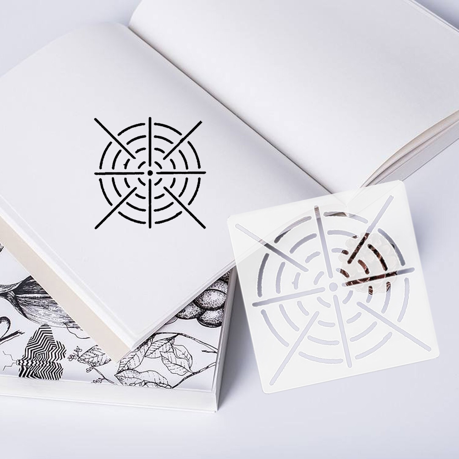 15PCS Mandala Painting Dotting Tools with Dotting Rods Ball Stylus Pens Stencil Paint Tray for Wood Canvas Rocks Fabric Wall Art