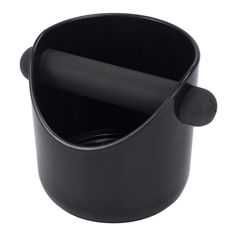 Espresso Knock Box Anti Slip Coffee Grind Dump Bin Waste Bin with Detachable Knock Bar for Barista