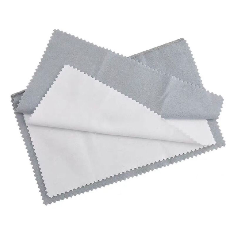 Pure Cotton Large Jewelry Cleaning Cloths Gold Silver Platinum Jewelry Silverware Tarnish Remover Keep Jewelry Shining