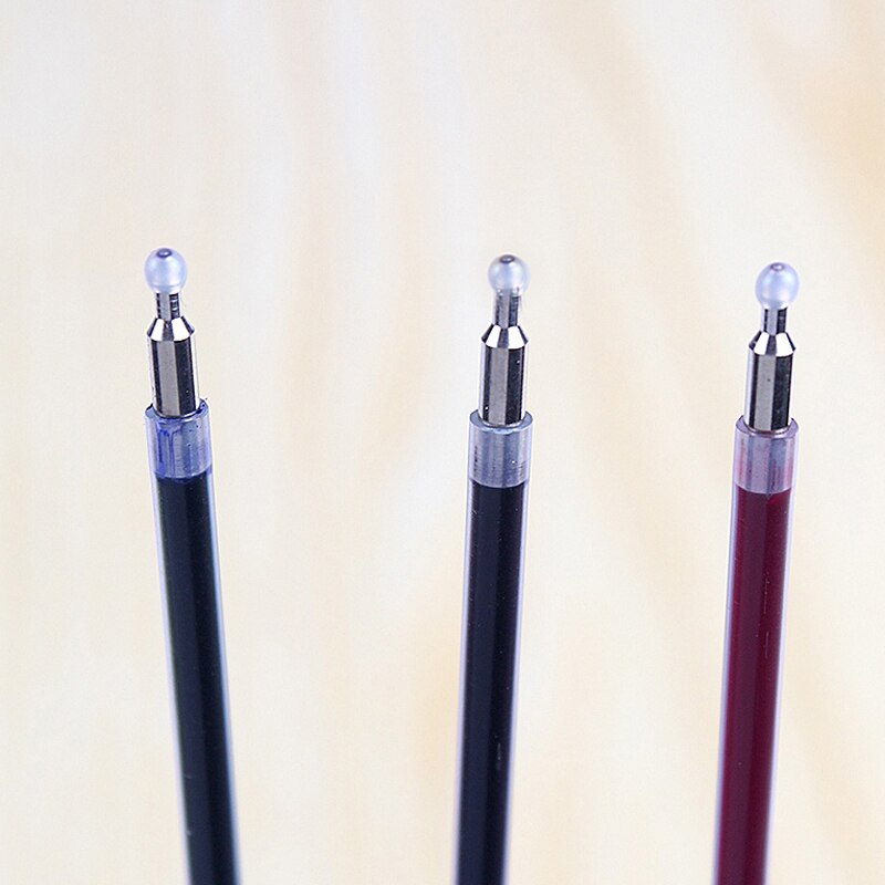 Blue Ballpoint Pen Refills for Drawing Lengthened 14cm Slim 0.38mm Black Red Ink Smooth Writing Packaged 6pcs/Lot