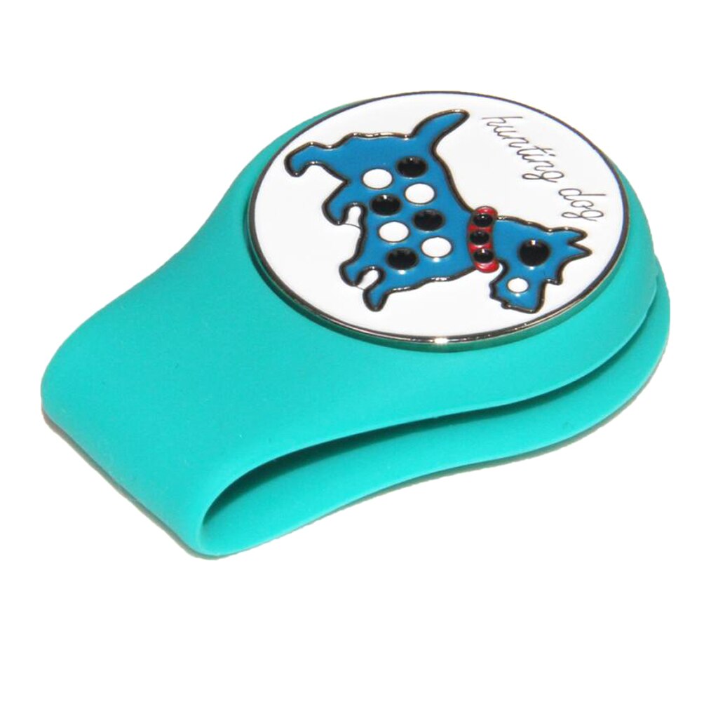 Golf Hat Clip with Strong Closure, Detachable Plate Ball Marker
