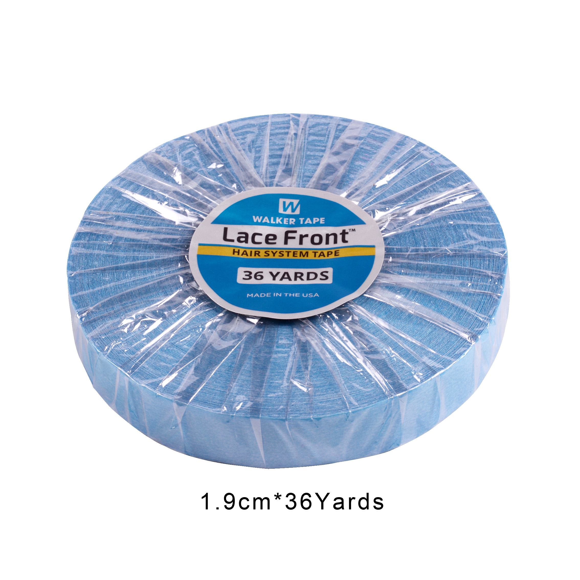 Blauw Sterke Ondersteuning Tape 36 Yards 1.9cm Kralen Lijmen Tape Voor Tape Hair Extensions Lace Pruiken