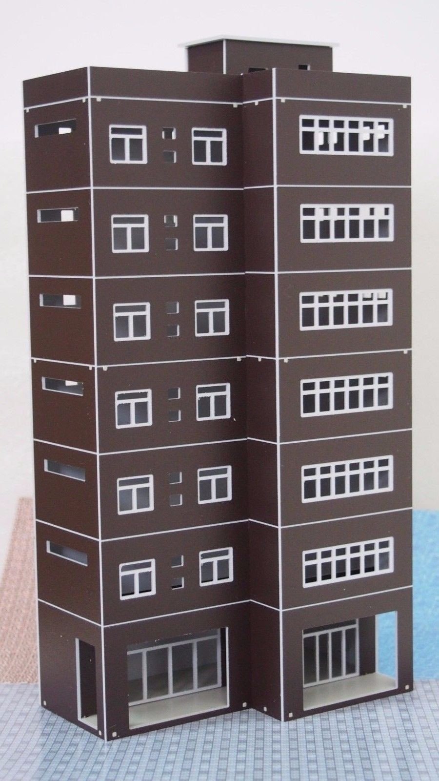 Outland Modellen Moderne Tall Zakelijke Gebouw Kantoor Ho Oo Schaal Trein Railway