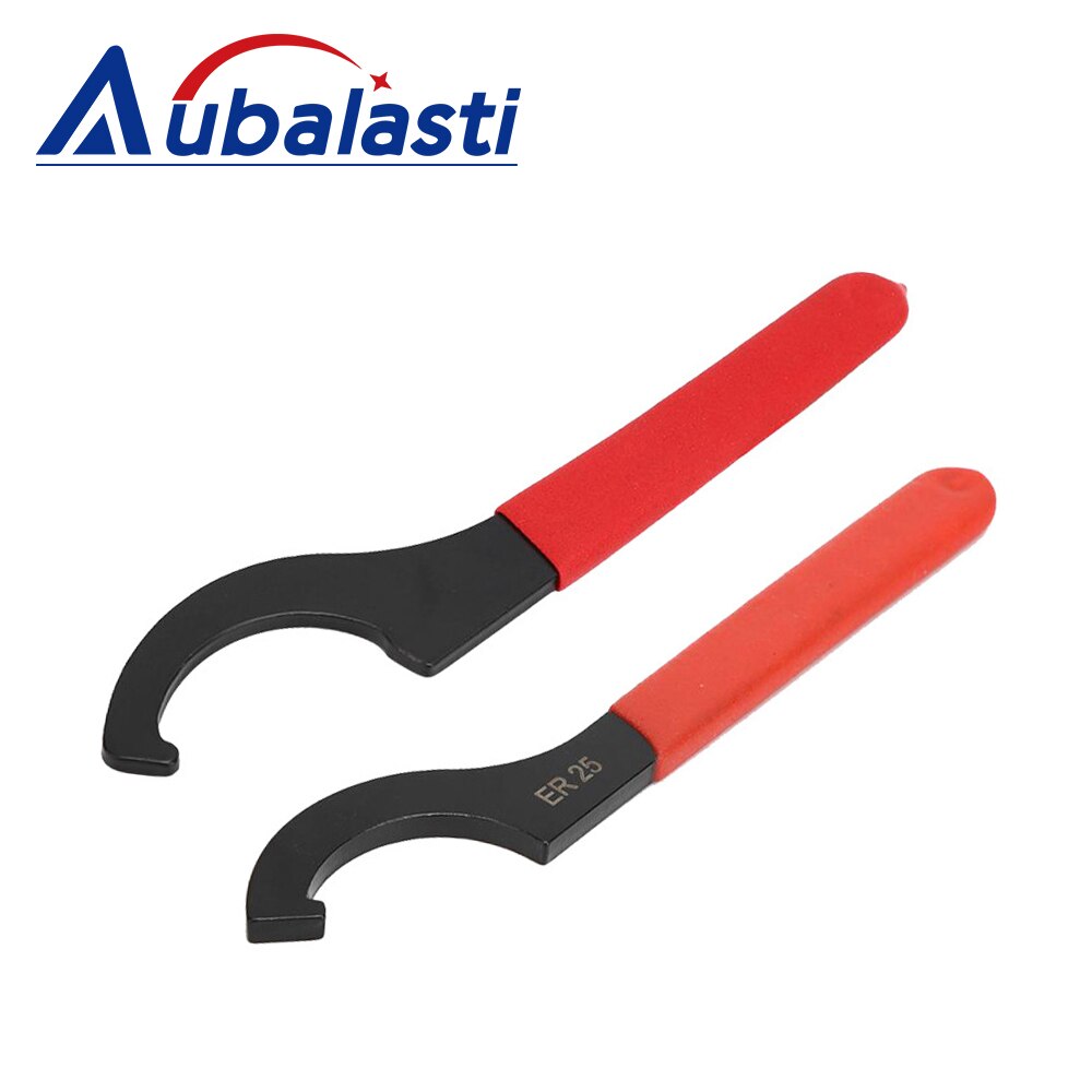 1Pcs High-carbon Steel ER Collet Chuck Nut Wrench Spanner Tool ER25 ER32 ER40 For Collet Chuck Holder CNC Milling Machine Cutter