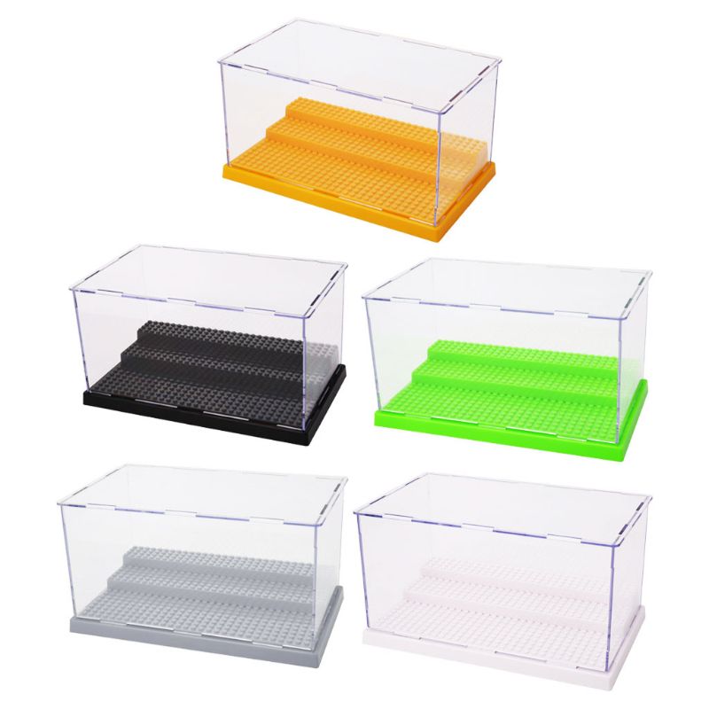 Display Case Box Dustproof ShowCase For Blocks Building Blocks Bricks Toy