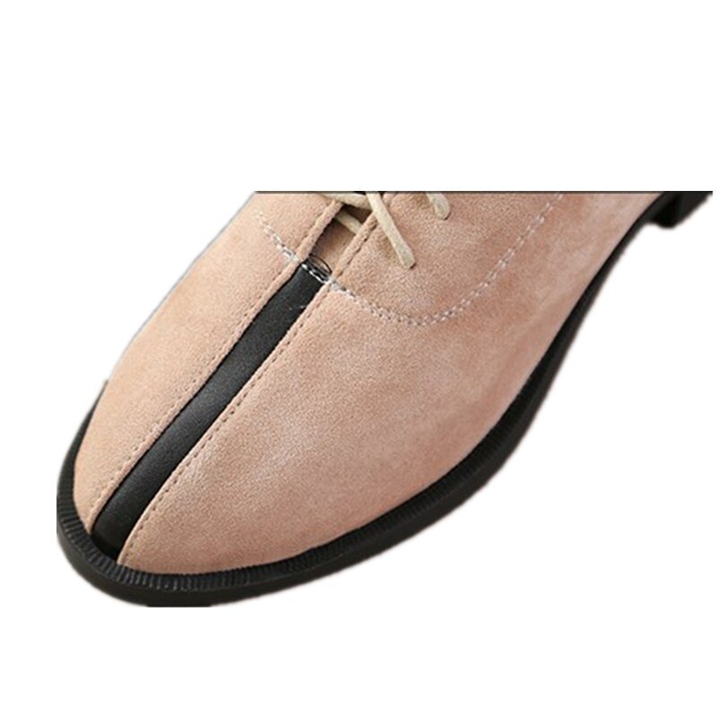 Xiaying smil kvinner pumps sko fritidssko kvinnelig retro spenne flock sko kvinner suqare hæl snøre pumps sko