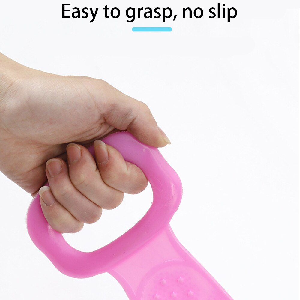 Elastic Back Massage Scrubber Scratching Back Towel Bath Belt Body Exfoliating Massage for Shower Body Spa Cleaning Shower Strap