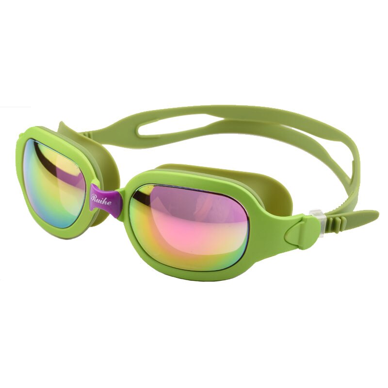 Gafas de natación para adultos y hombres, máscara de buceo, antiniebla, protección UV, resistente al agua, bajo el agua: Green