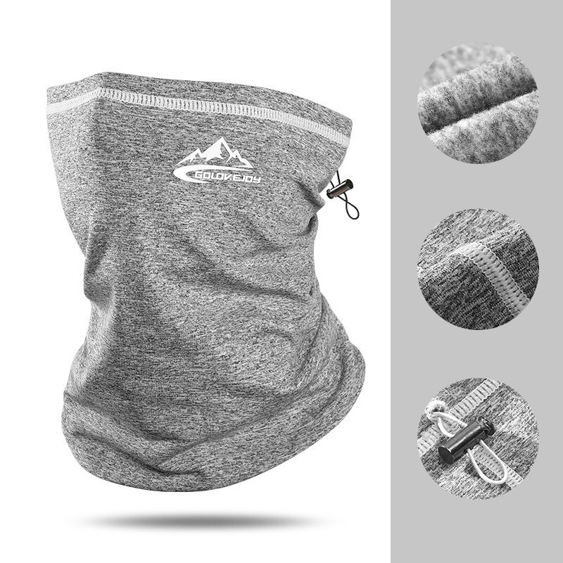 Cache-cou en polaire pour homme et femme, cache-nez thermique, couvre la moitié du visage, pour le cyclisme, le Snowboard, la randonnée, le Ski: D