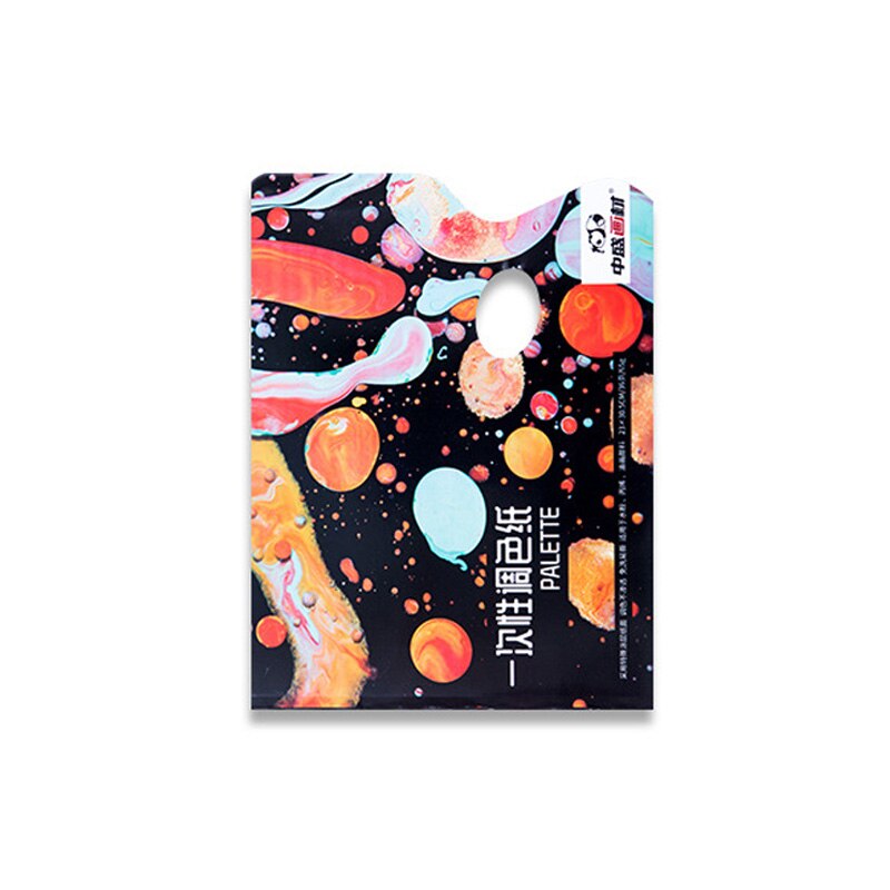 Toner Papier Wegwerp Palet 36 Vellen 65G/㎡ Geen Schone Olieverf Palet Tear In Staat Ovale Hand gat Palet: 23X30.5cm