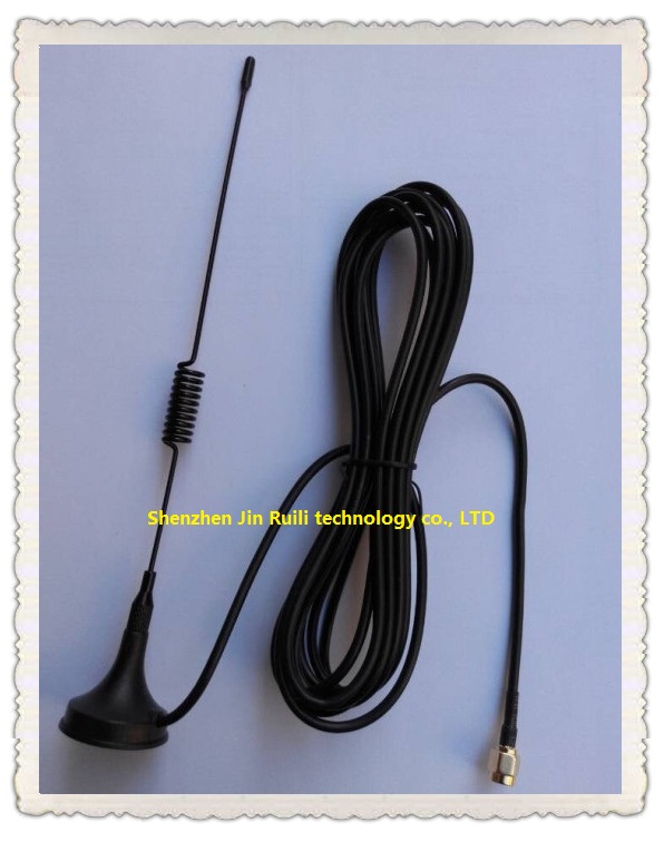 thumbnail image 2 of 3dBi/4dBi SMA Male Angle GSM GPRS High Gain Signal Booster Antenna – 10ft RG174 2 of 5
