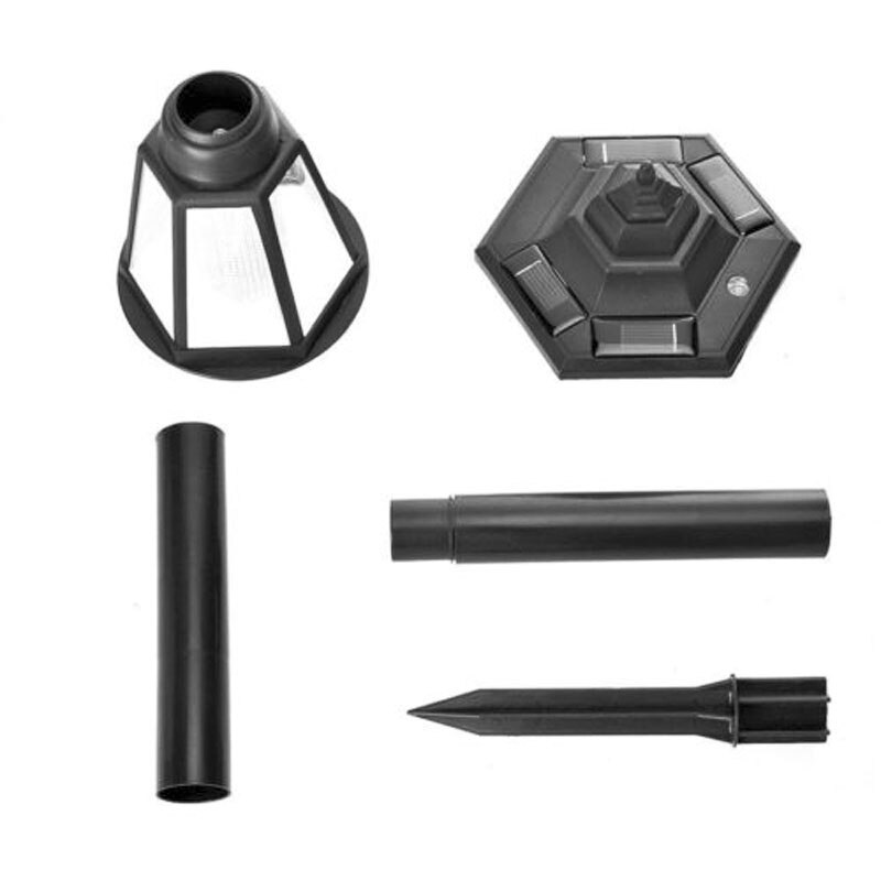 Solar Power LED Lights Path Way Wall Landscape Mount Outdoor Garden Lamp Light Post Lighting Lantern Yard Lawn