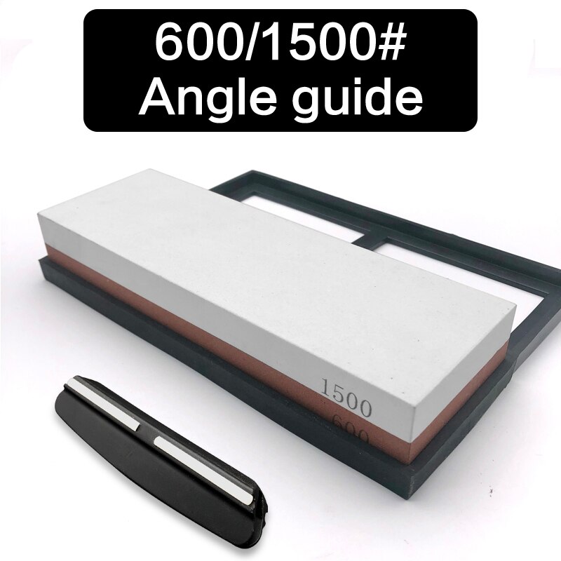 240~8000Grit sharpening stone Angle guide knife sharpener grinding whetstone apex egde blade sharpening system: 600 1500set