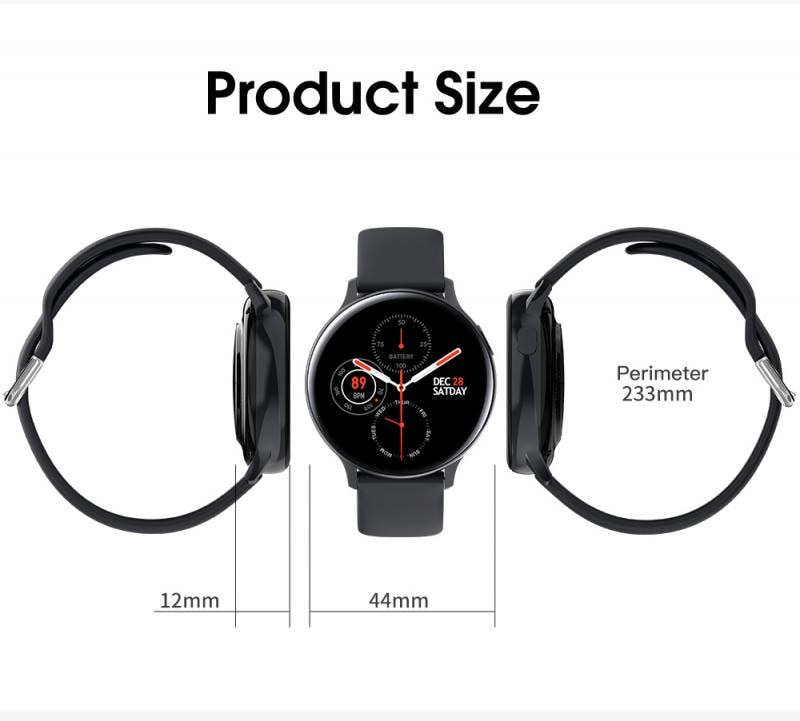 S20 ip68 vandtæt smart ur sport mænd børn fitness tracker blodtryk ppg + ecg teknologi puls til ios android