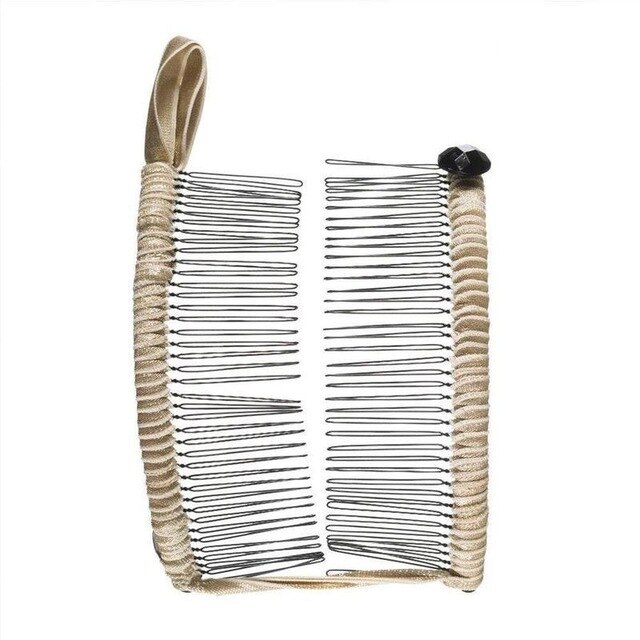 Vintage pinza Banana para el pelo peine perezoso peine del pelo de Clip Vintage, accesorios para el cabello para mujer: Gold / Large-30