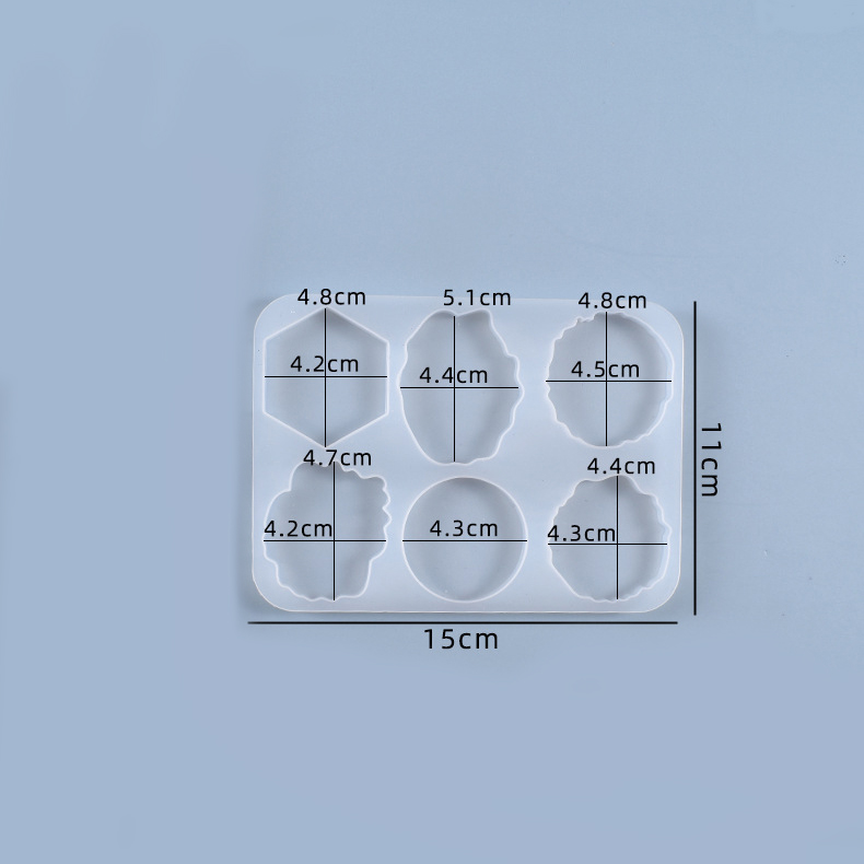 Crystal Epoxy Ronde Telefoon Grip Mold Beugel Vouwen Creatieve Hars Diy Telefoon Houder Siliconen Mal: resin mold C