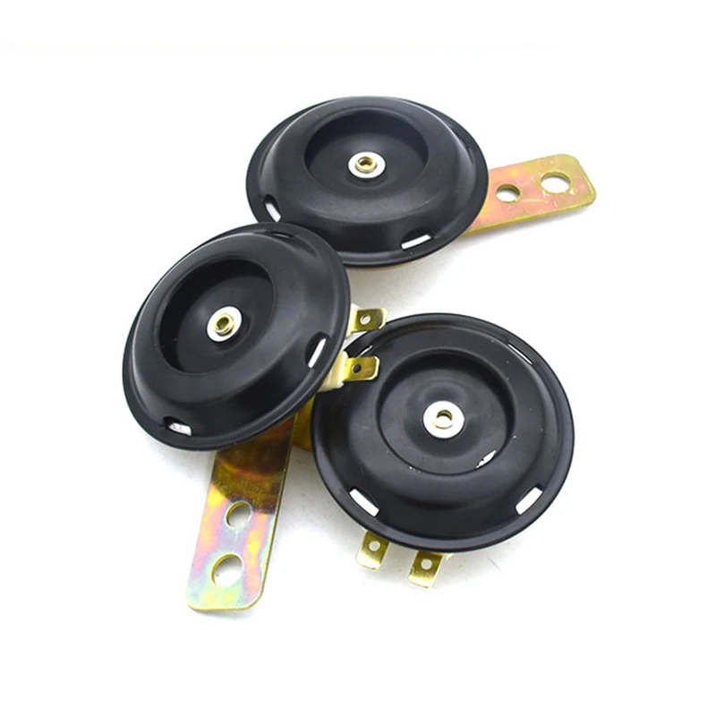 Klakson motocyklowy 12V Super głośny wodoodporny okrągły głośnik uniwersalny skuter motocykl e-rowery motorowery elektryczny zestaw klaksonu akcesoria