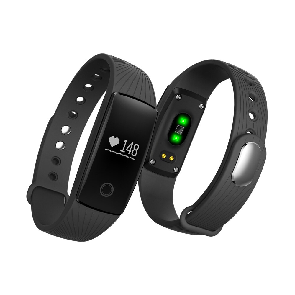 PK ID107 Heart Rate Smart Bracelet Watch Heart Rate Monitor Pedometer Smart Band Wireless Fitness Tracker Wristband