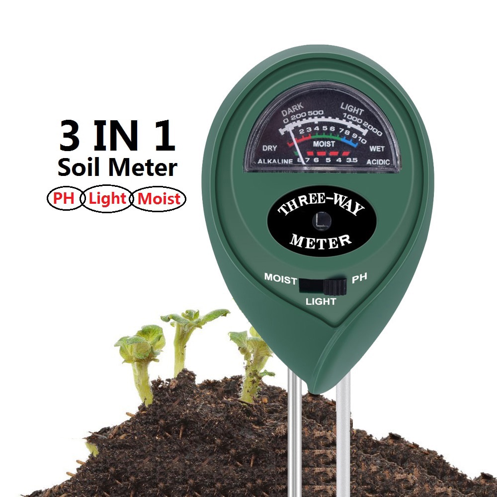 Soil Alkalinity and Acidity Tester Multi-purpose Garden Tool Indoor Outdoor Plant Flower Soil Hygrometer Ph Test Moisture Sensor