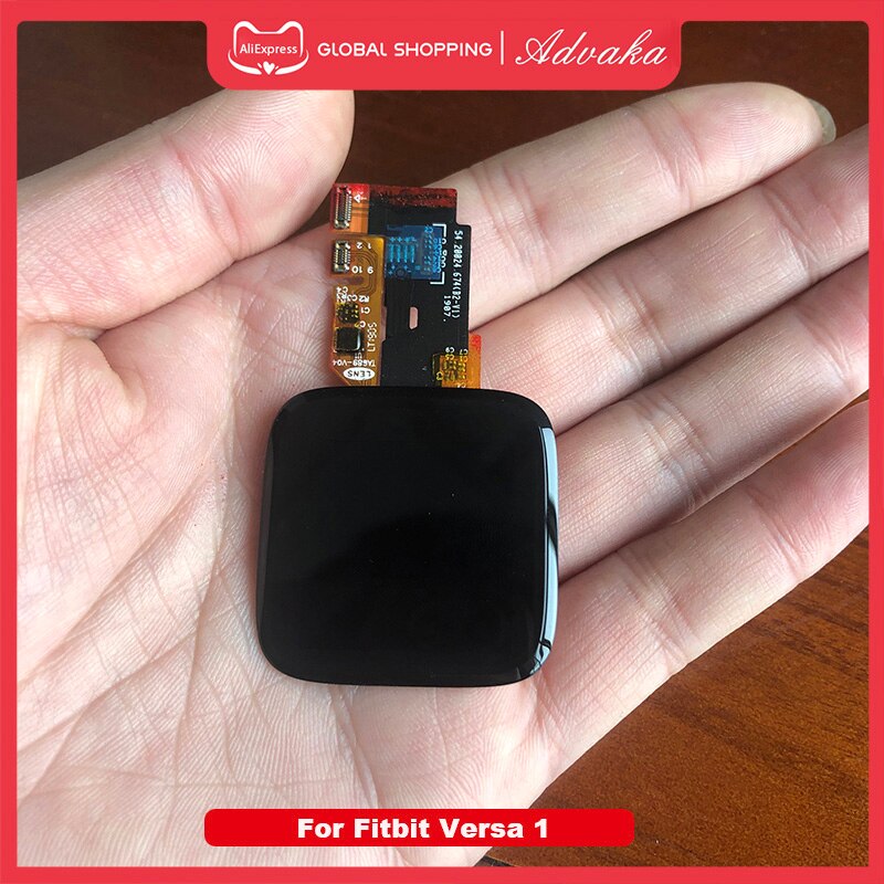Advaka Lcd-scherm Touch Glas Panel Digitizer Vergadering Vervanging Voor Fitbit Versa 1 2 3 Smartwatch Scherm Reparatie