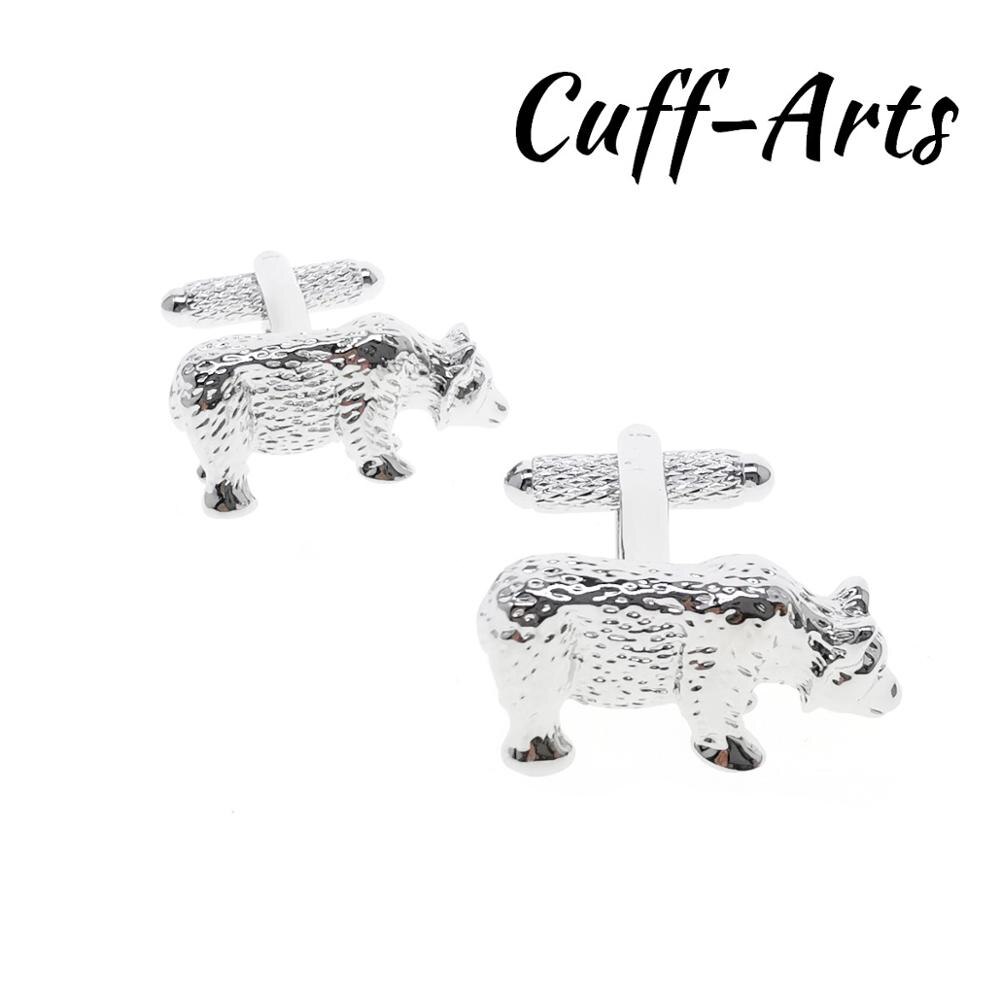 Herren Manschettenknöpfe Bär Manschettenknöpfe für Männer Gemelos Les Boutons De Manchette durch Cuffarts C10602